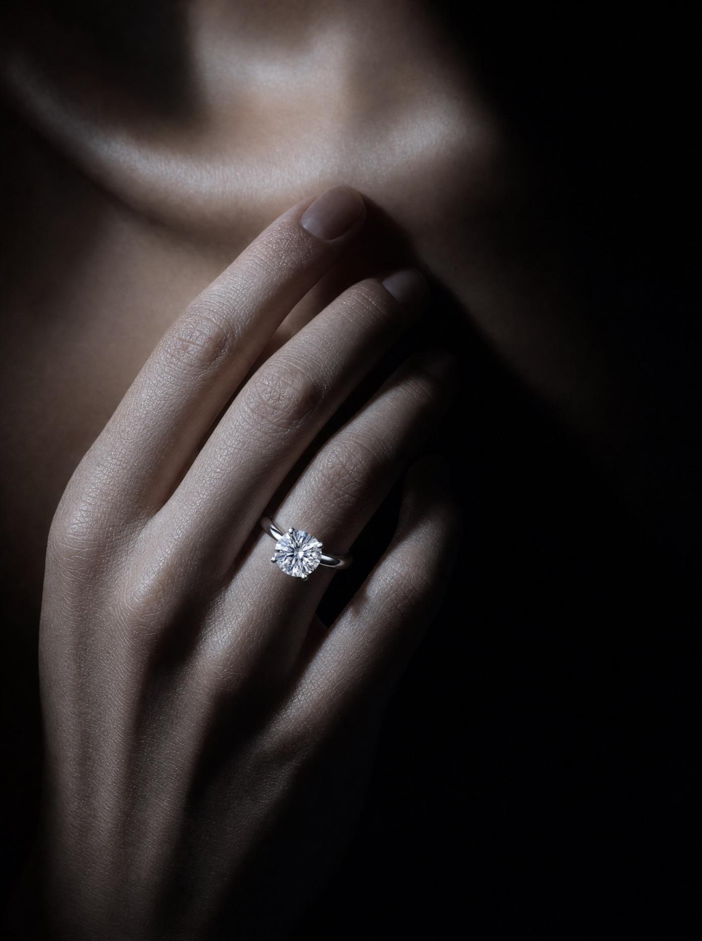 The Solitaire, worn